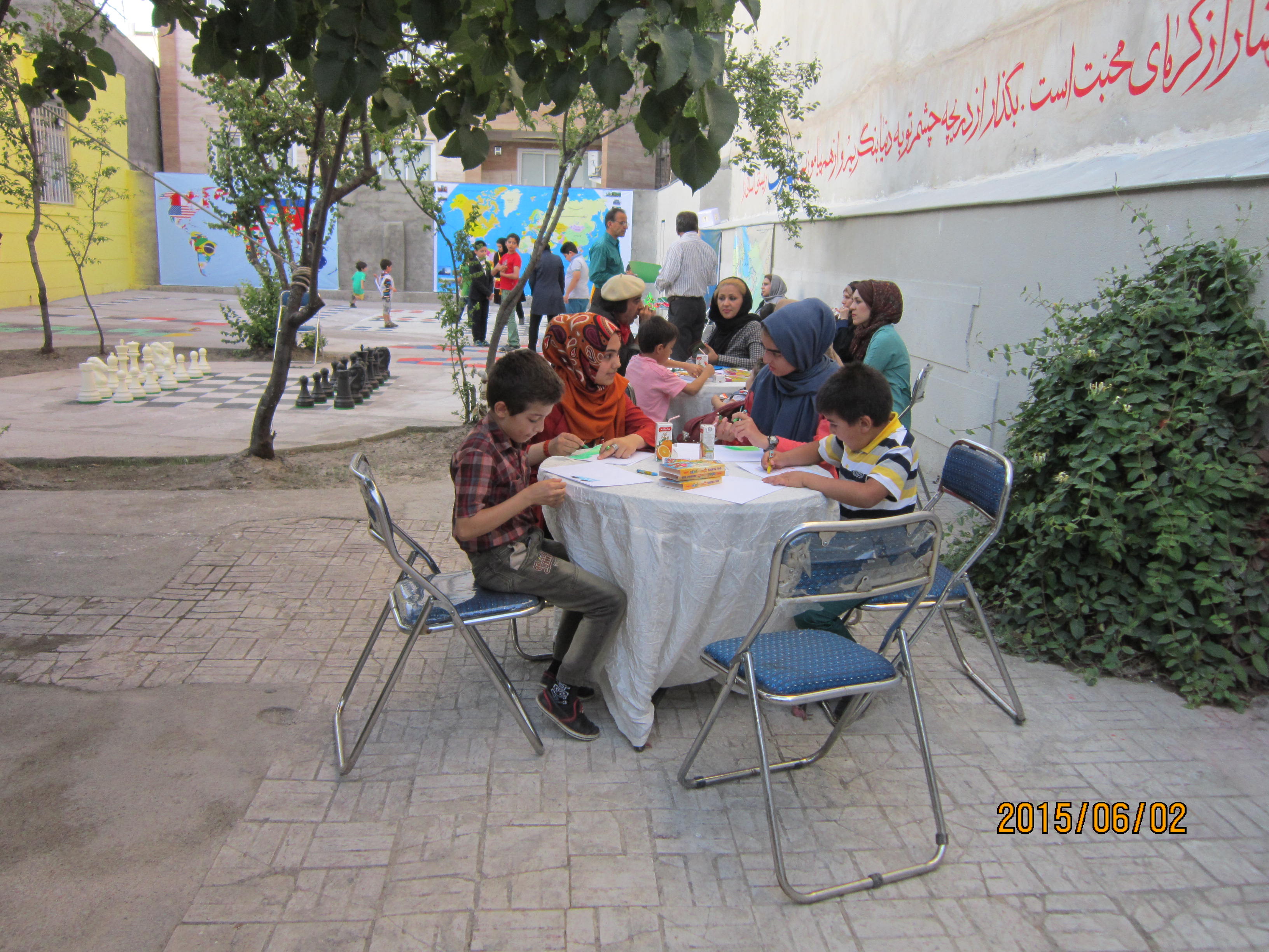 جشن گشایش دبستان مهارت با حضور اولیای بچه ها در شب نیمه شعبان برگزار شد